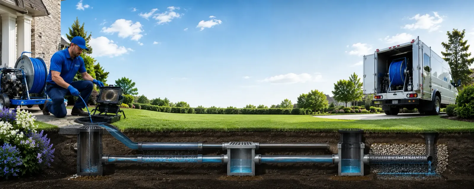Outdoor drain cleaning information for West Salem, WI