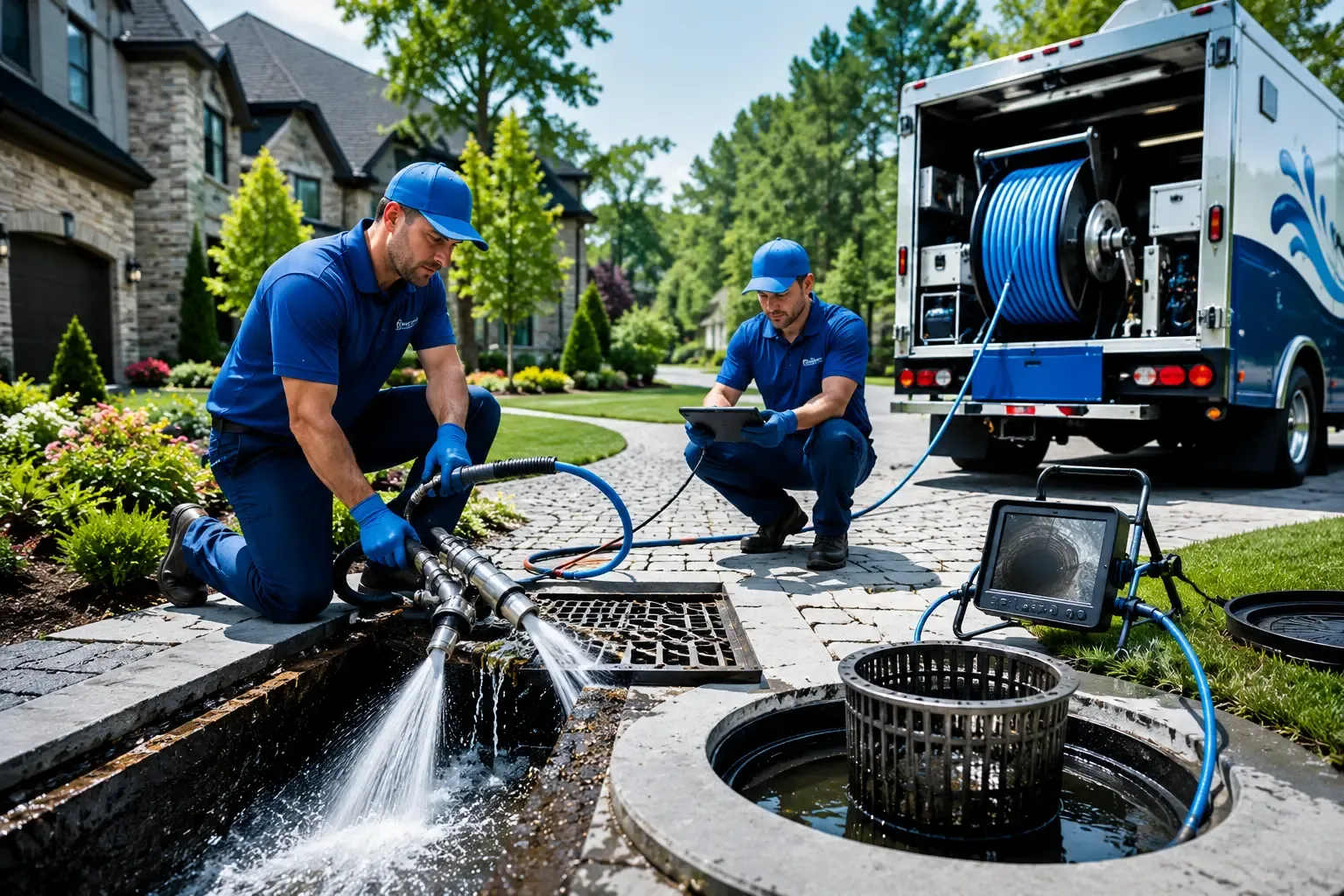 Local outdoor drain cleaning professionals in West Salem, WI